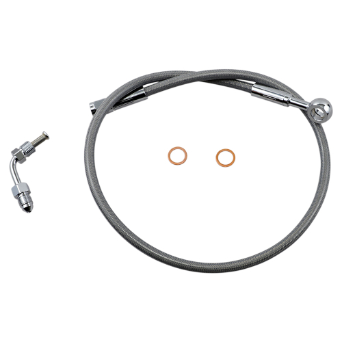 Magnum - Magnum Clear Coated XR Stainless Upper Front Brakeline Kit - 26in. Total Length - SSC1506-26