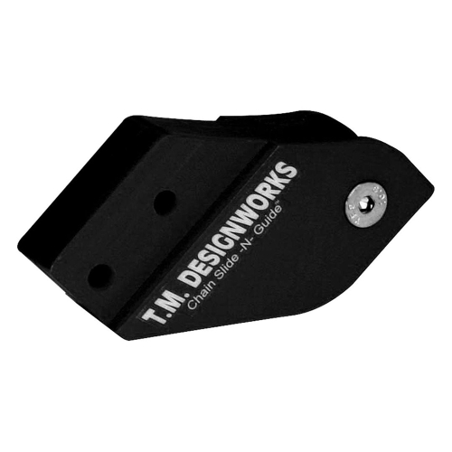 T.M. Designworks - T.M. Designworks Rear Chain Guide and Single Powerlip Roller - Black - RCG-005-BK