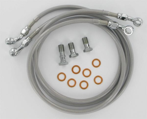 Goodridge - Goodridge 2-Line Cruiser Brake Line Kit - Front - YA2875-2FCH