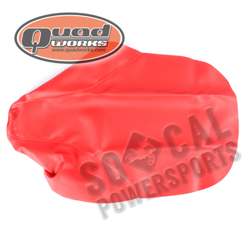 Quad Works - Quad Works Cycle Works Seat Cover - Red - 35-12596-02