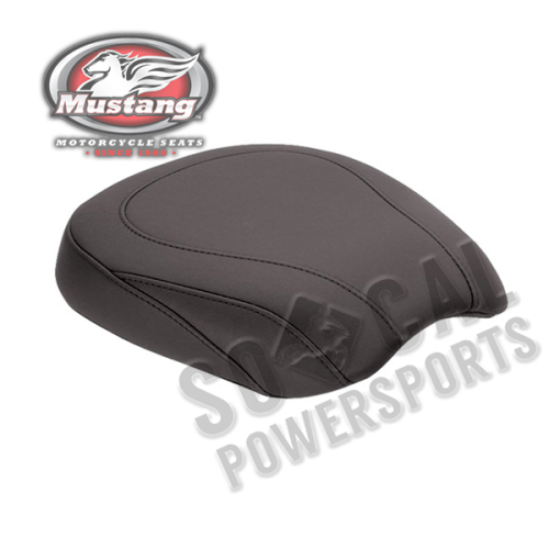 Mustang - Mustang Wide Tripper Passenger Seat - Smooth - Black - 76741