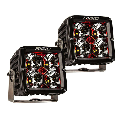 RIGID Industries - RIGID Industries Radiance Pod XL - Black Case w/Red Backlight - Pair