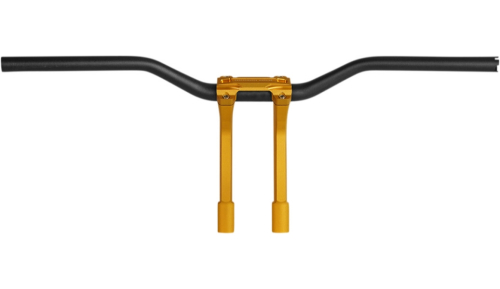 Performance Machine - Performance Machine Handlebar Assembly - External Wiring - Gold Ops - 0208-2186M-SMG