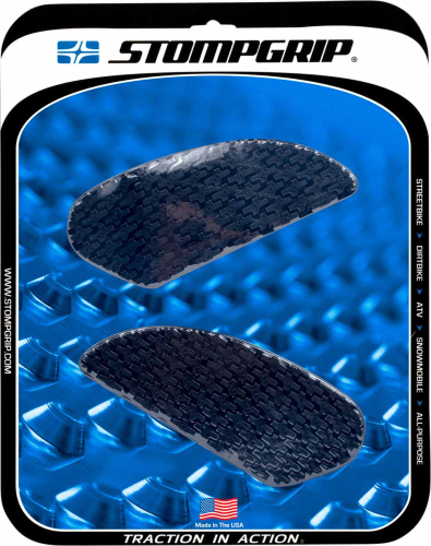Stompgrip - Stompgrip Icon Profile Sprint Tank Grips - Black - 50-14-0007B