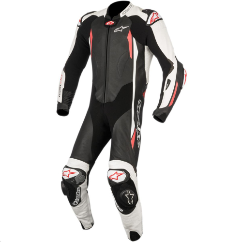 Alpinestars - Alpinestars GP Tech One-Piece Leather Suit V2 - 3156017-123-48 - Black/White/Red - 38