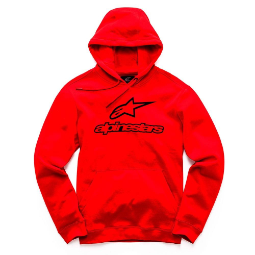 Alpinestars - Alpinestars Always Fleece Hoody - 1017-52006-30-SM - Red - Small