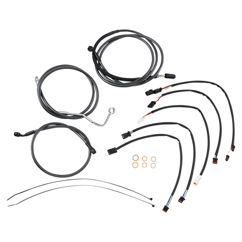 Magnum - Magnum Black Pearl Handlebar Installation Kit for 15-17in. Ape - 487422