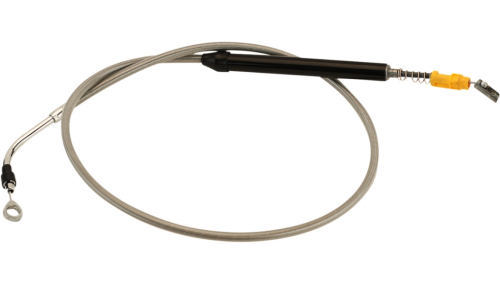 LA Choppers - LA Choppers Clutch Line - Stainless Braided with Mini Ape Hangers - LA-8056C08