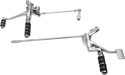 Drag Specialties - Drag Specialties Sportster Forward Control Kit - 2in. Extended - Chrome - 1622-0488