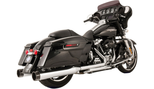 S&S Cycle - S&S Cycle El Dorado Dual Exhaust System - Chrome with Thruster End Caps - 550-0701C