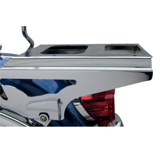 Motherwell - Motherwell 2-Up Detachable Tour-Pak Mounting Rack - Locking - Chrome - MWL-427