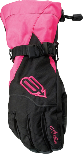 Arctiva - Arctiva Pivot Womens Gloves - 3341-0428 - Black/Pink - X-Small