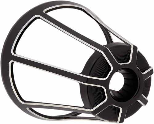 Arlen Ness - Arlen Ness Monster Sucker Air Cleaner Cover - Beveled - Black - 81-104