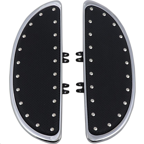 Cyclesmiths - Cyclesmiths Standard 14in. Banana Boards - Chrome with Rivets - 105-ST