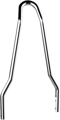 Drag Specialties - Drag Specialties Round Sissy Bar - Tapered - 11.8in. x 8.25in. - Chrome - 1501-0499