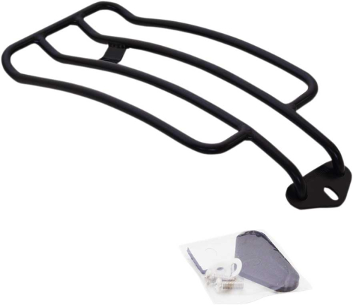 Motherwell - Motherwell 6in. Solo Luggage Rack - Matte Black - MWL-151-MB