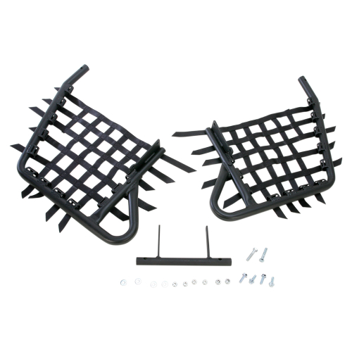 DG Performance - DG Performance Alloy Nerf Bars - Black Textured Bar - Black Web - 60-4509X