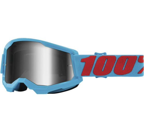 100% - 100% Strata 2 Summit Goggles - 50028-00011 - Summit / Silver Mirror Lens - OSFM