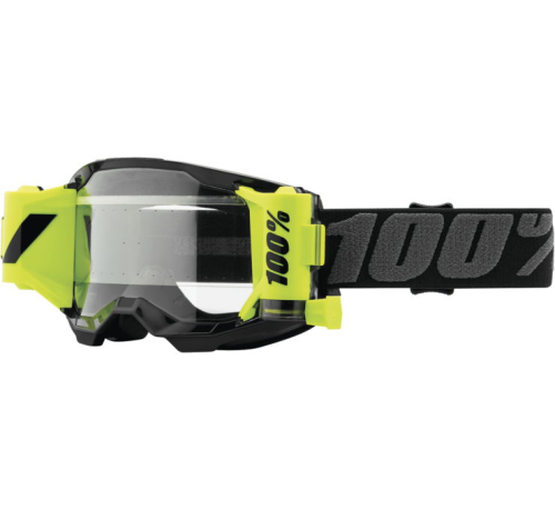 100% - 100% Strata 2 Forecast Goggles - 50029-00001 - Black / Clear Lens - OSFM