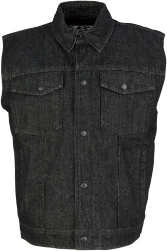 Z1R - Z1R Denim Vest - 2820-4488 - Black Denim - 2XL