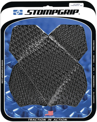 Stompgrip - Stompgrip Icon Tank Kits - Black - 55-14-0057B