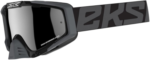EKS Brand - EKS Brand S Outrigger Goggles - 067-50170 - Black/Gray/Silver Mirror Lens