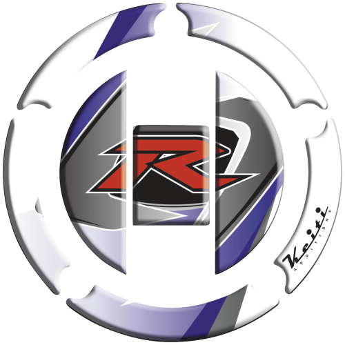 Keiti - Keiti Gas Cap Protector/Suzuki - White/Blue - RSZ-611W