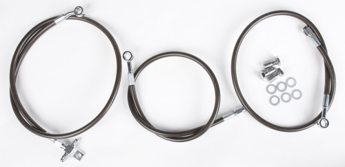 Streamline - Streamline 3-Line Brake Line Kit (+2in.) - Smoke - OUT500-F-2SMK