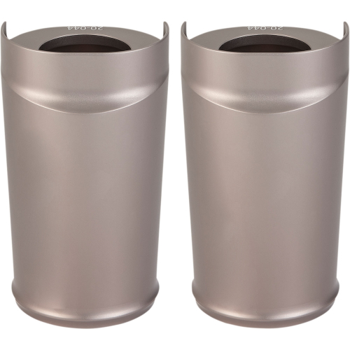 Arlen Ness - Arlen Ness Smooth Fork Boot Covers - Standard - Titanium Anodized - 20-038