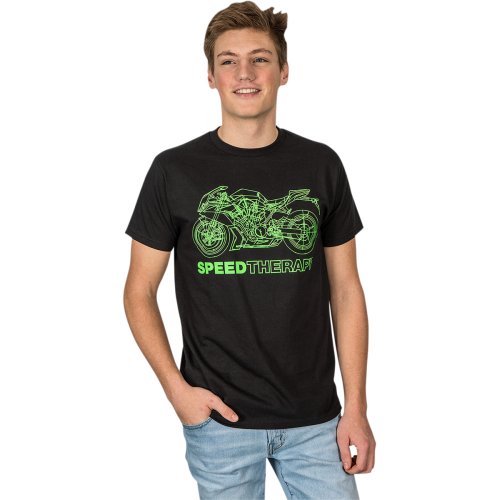 Tecmate - Tecmate Full Speed T-Shirt - TA-245BL - Black - 2XL