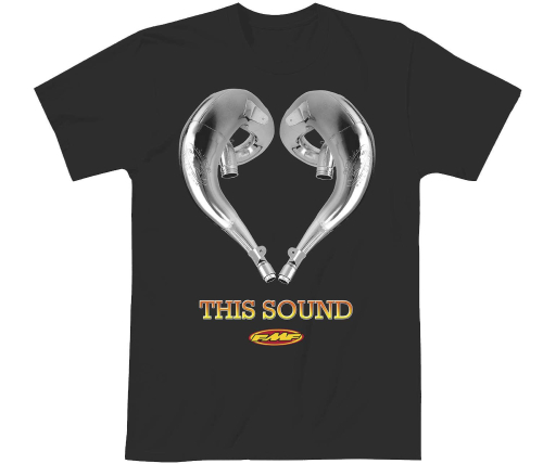 FMF Racing - FMF Racing Love This Sound 2 T-Shirt - SP9118997-BLK-S - Black - Small
