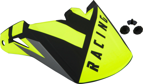 Fly Racing - Fly Racing Visor for Elite Vigilant Helmets - Matte Black/Hi-Vis - 73-88144