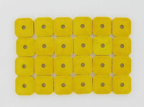 Stud Boy - Stud Boy Super Lite +Plus Single Backer Plate - Yellow - 96 Pack - 2462-P3-YEL