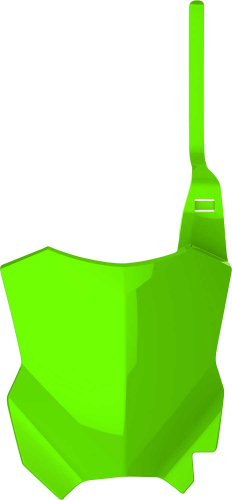 Polisport - Polisport Restyle Front Number Plate - Lime Green - 8665900010