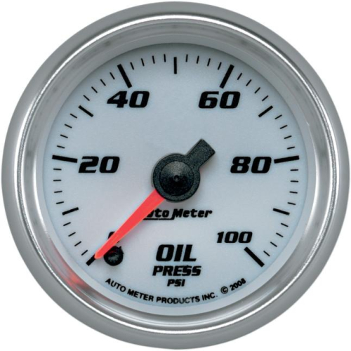 Auto Meter - Auto Meter C2 2 1/16in. Oil Pressure Gauge - 19752