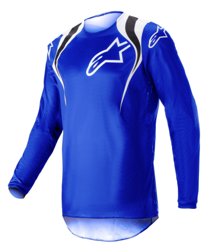 Alpinestars - Alpinestars Fluid Narin Jersey - 3761823-7021-LG - Blue Ray/White - Large
