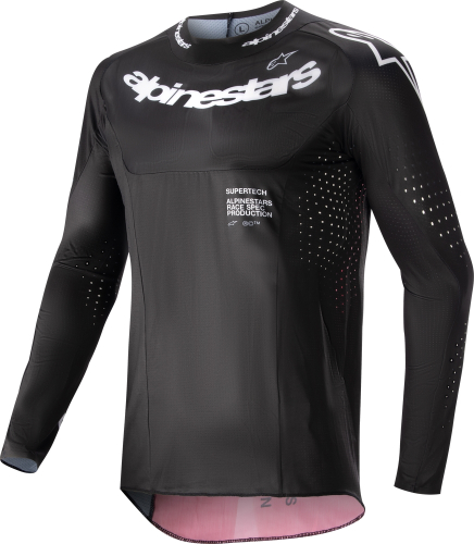 Alpinestars - Alpinestars Supertech Ward Jersey - 3763224-1323-L - Black/Red - Large
