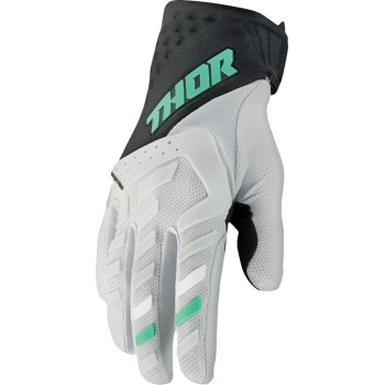 Thor - Thor Spectrum Womens  Gloves - 3331-0268 - Black/Mint - Small