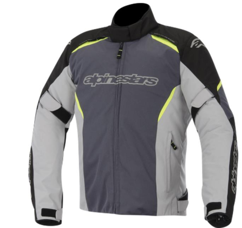 Alpinestars - Alpinestars Gunner Waterproof Jacket - 3206815-175-2X - Black/Gray/Yellow - 2XL