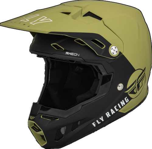 Fly Racing - Fly Racing Formula CC Centrum Helmet - 73-4324XS - Matte Olive Green/Black - X-Small