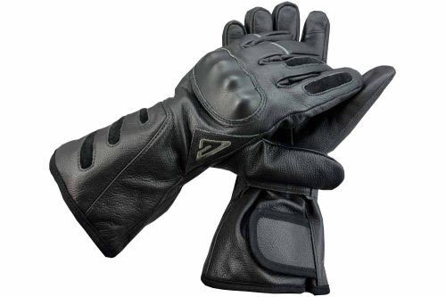 Gears - Gears Gen-X4 Knuckle Armor Heated Gloves - 100387-1-L - Black - Large