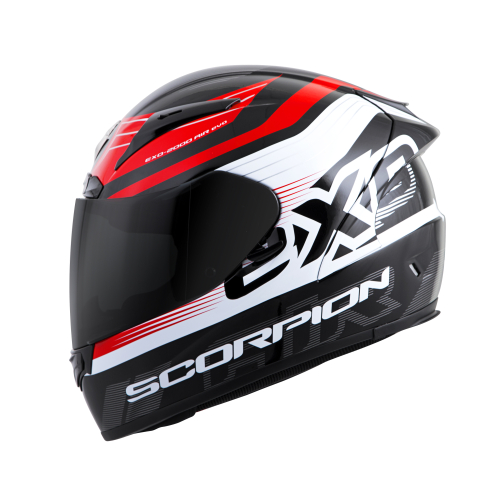 Scorpion - Scorpion EXO-R2000 Fortis Helmet - 200-7244 - Black/Red - Medium