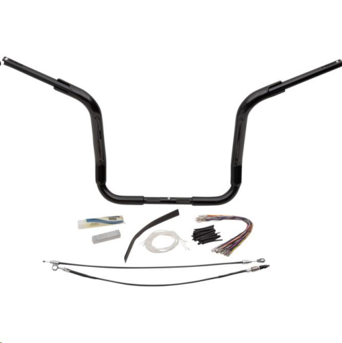 Fat Baggers, Inc. - Fat Baggers, Inc. 1-1/2in. EZ Install Pointed Top Handlebar Kit - Black - 809414-B