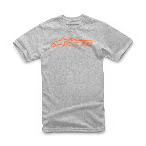 Alpinestars - Alpinestars Blaze T-Shirt - 10327203211402X - Heather Gray/Orange - 2XL