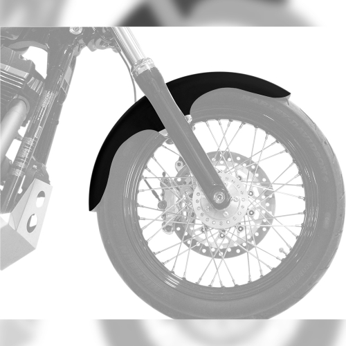 Klock Werks - Klock Werks Hugger Series Front Fenders With Mounting Blocks - Klub - KWF-02-0492