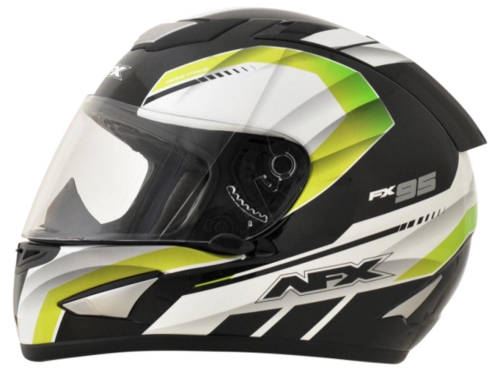 AFX - AFX FX-95 Airstrike Helmet - 01018614 - Black/Yellow/Green Airstrike - X-Small