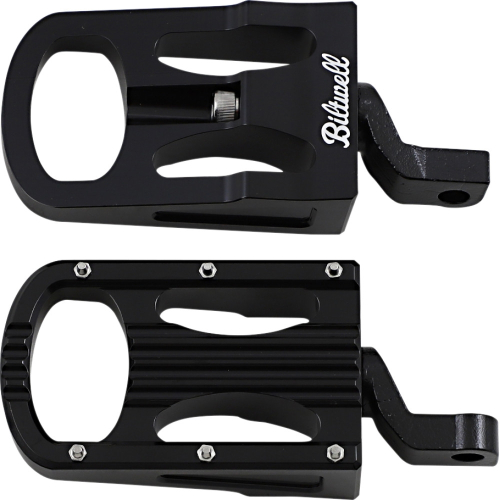 Biltwell Inc. - Biltwell Inc. Punisher Passenger Footpegs - Black XL - 7006-203-02
