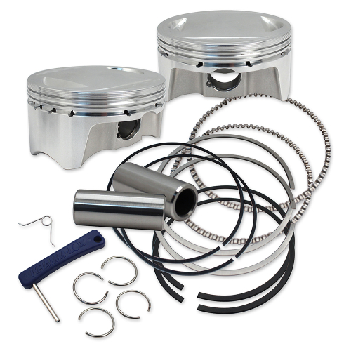 S&S Cycle - S&S Cycle High Compression Piston Kit - 3.397in. Bore - 920-0100