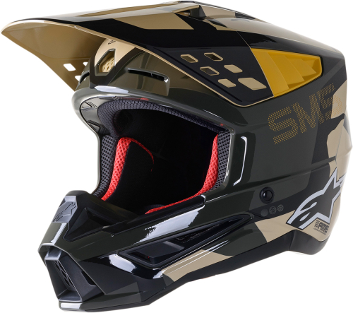 Alpinestars - Alpinestars SM5 Rover Helmet - 8303921-8049-XL - Sand Tangerine/Camo Glossy - X-Large