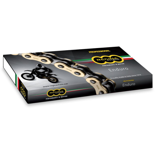 Regina Chain - Regina Chain 520 ZRE Z-Ring Chain - Clip Connection Link - Gold - 42/135ZRE